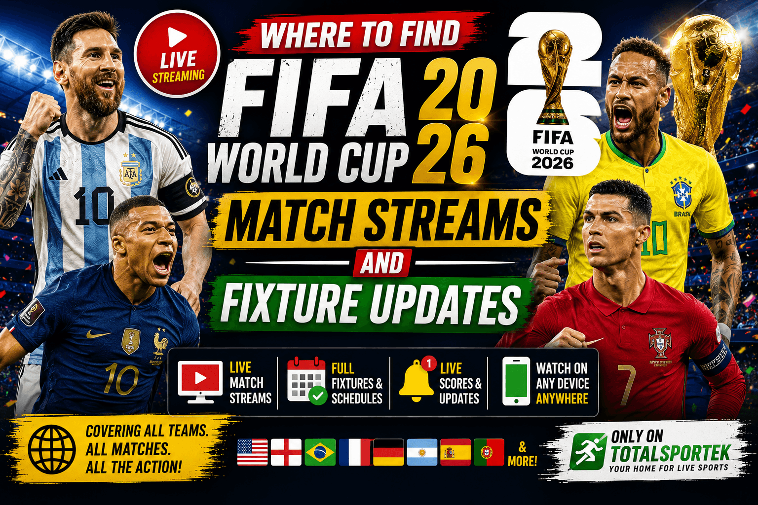 Where to Find FIFA World Cup 2026 Match Streams and Fixture Updates