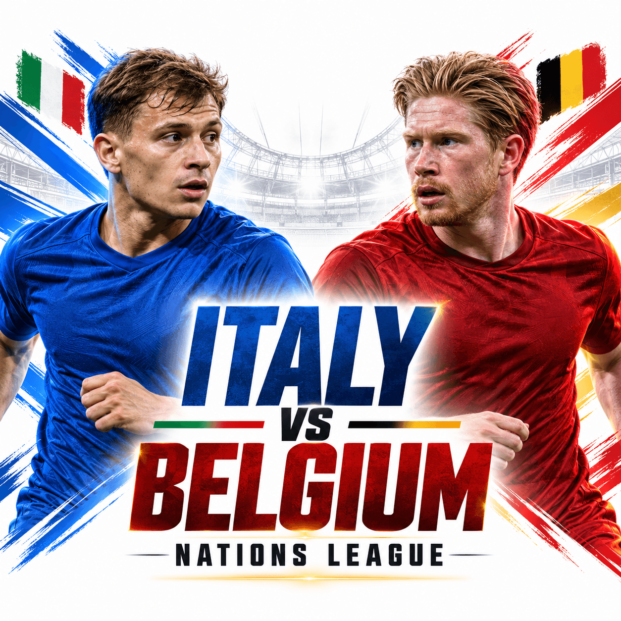 Italy vs Belgium Nations League Thriller: Kick-Off Time and Totalsportek Coverage